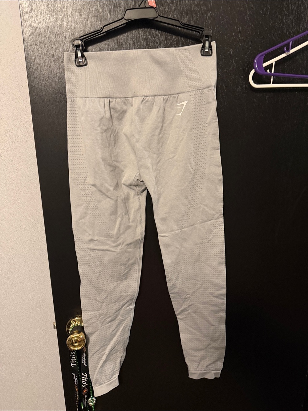 Gymshark Kids Light Gray Seamless High-Waist Leggings
